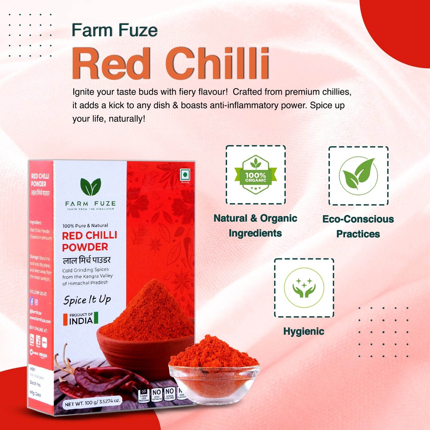 Red Chili Powder | Lal Mirch Powder (लाल मिर्च पाउडर) - 100 g